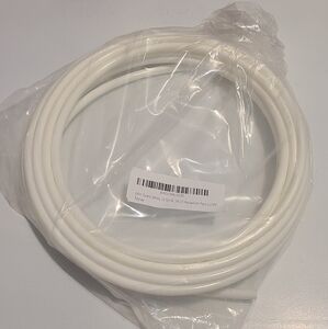 John Guest White 20ft/roll 1/4" Polyethylene Tube Tubing Drinking Water RO Rever